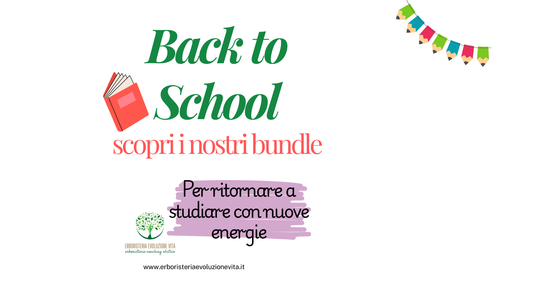 BACK TO SCHOOL INTEGRATORI STUDIO